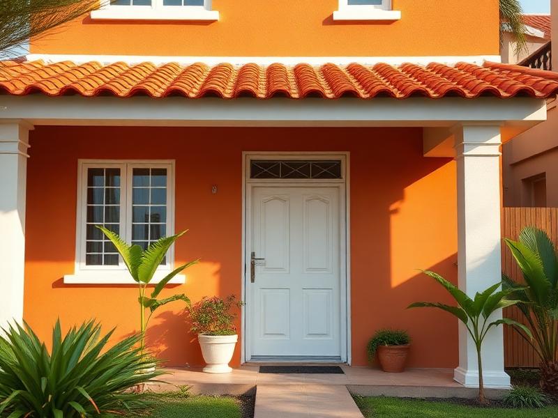 Fachada residencial renovada